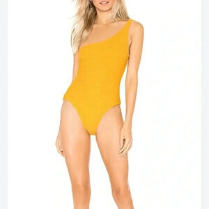 KOPPER & ZINC FREDDIE ONE PIECE BATHING SUIT TURMERIC SMALL